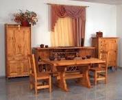 Сосновая деревянная мебель